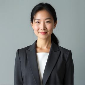 佐藤エミ、アート＆デザインチーフのポートレート。