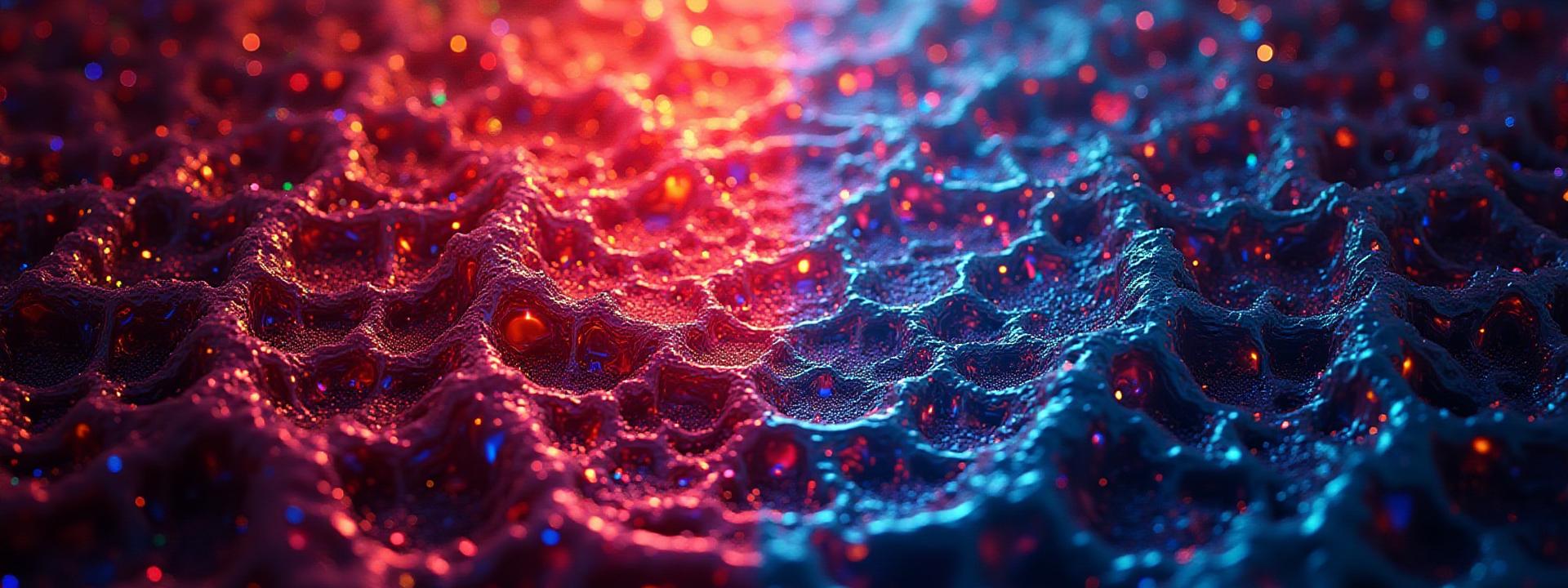 Visually stunning tessellation pattern transforming into a modern UI element, representing the integration of art and logic in design.