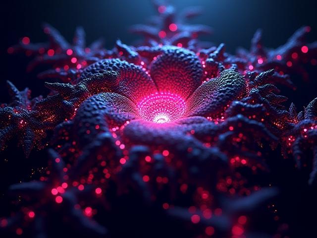 コースの原則に基づいてコードで作成されたジェネレーティブアート作品