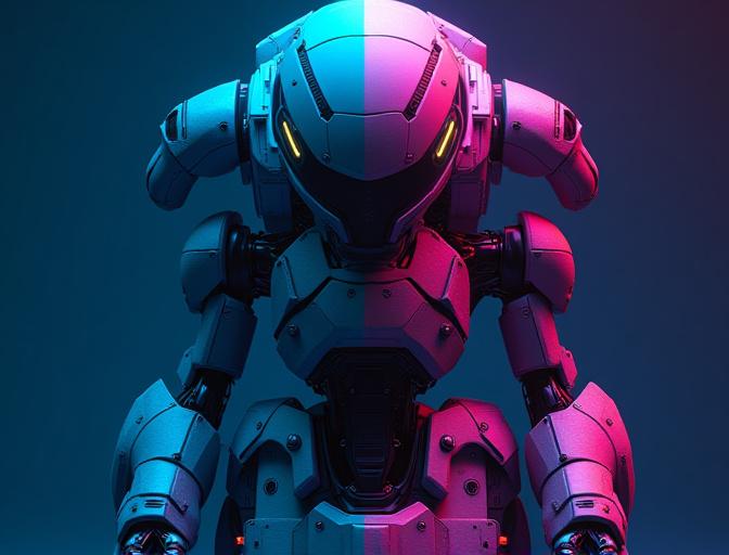 Interactive toon shader with outline displaying cel-shaded character